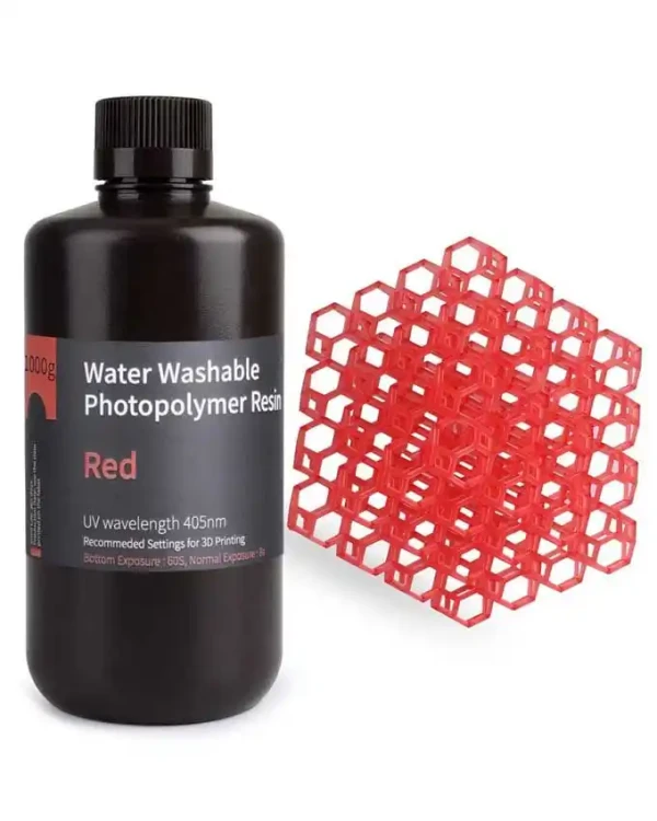 Wather Washable Resin 1kg clear red