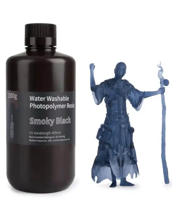 Wather Washable Resin 1kg smoky black