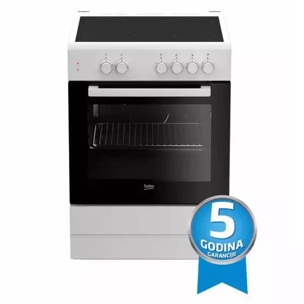 Električni šporet Beko FSS67000GW širina 60cmkeramička ploča