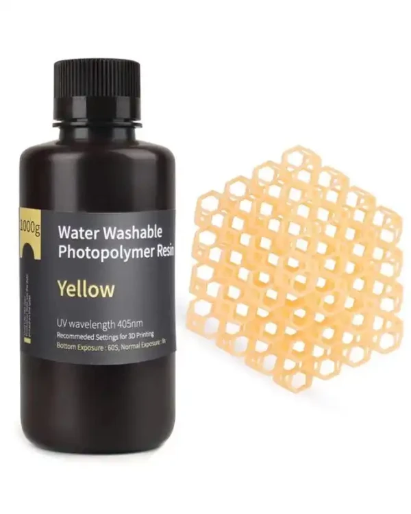 Wather Washable Resin 1kg yellow