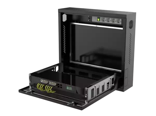 2U19 rek orman nazidni za video nadzor Mirsan DVR02U580550200.02 580mmx200mmx550mm Beli