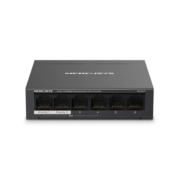Svič 10100 6-port Mercusys MS106LP4-Port PoE+