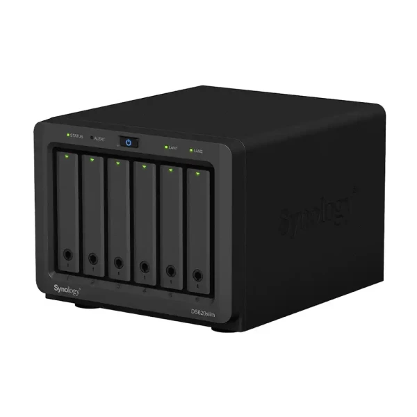 Storage Synology NAS DS-620slim 6 HDD2xLan2xUSBRAM 2GB