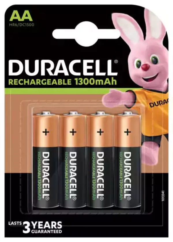 Punjiva baterija Duracell 1300 6M AA (pak 4 kom)