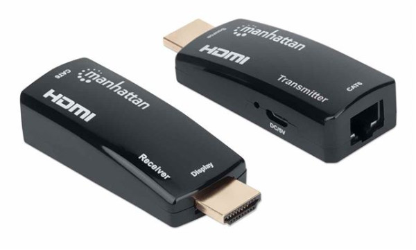HDMI Extenders 1080p Compact over Ethernet Kit, Manhattan 207539