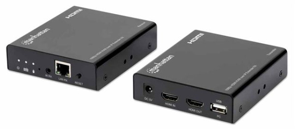 Manhattan Switch KWM 1080p HDMI over IP Extender Kit 207683