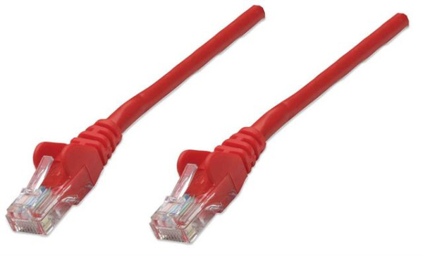 Kabl Intellinet Patch, Cat5e compatible, UUTP, 5m, crveni 319843