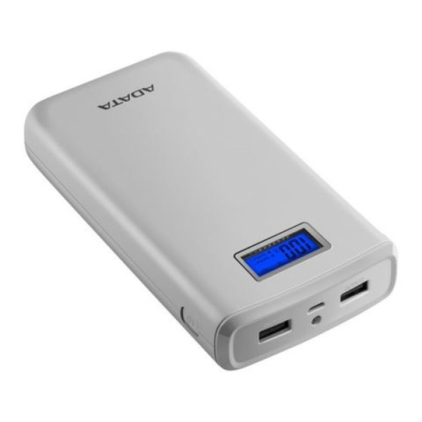 Adata Eksterna baterija, S20000D, 20.000mAh, Dual-USB, Bijele boje