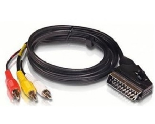 FAST ASIA Kabl skart na 3xRCA činč (muški) sa prekidačem 1,2m