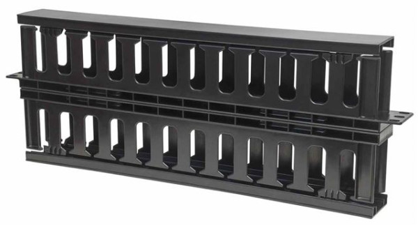 Intellinet 19'' panel za upravljanje kablovima, 1U, crni