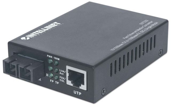 Intellinet Fast Ethernet Single Mode Media Converter