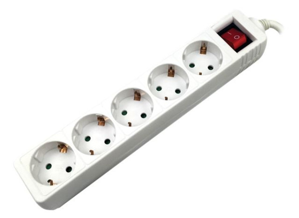 Produžni kabl MS STREAM 5 beli 1,5m