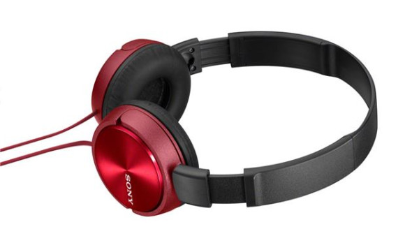 SONY slušalice MDR-ZX310R red