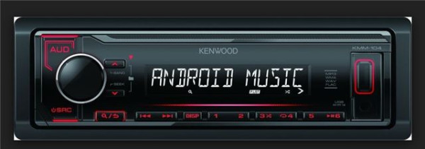 AUTO RADIO Kenwood KMM-104RY - radioUSBMP3AUX
