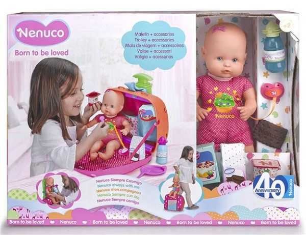 NENUCO BEBA S KFREROM ZA PUTOVANJE