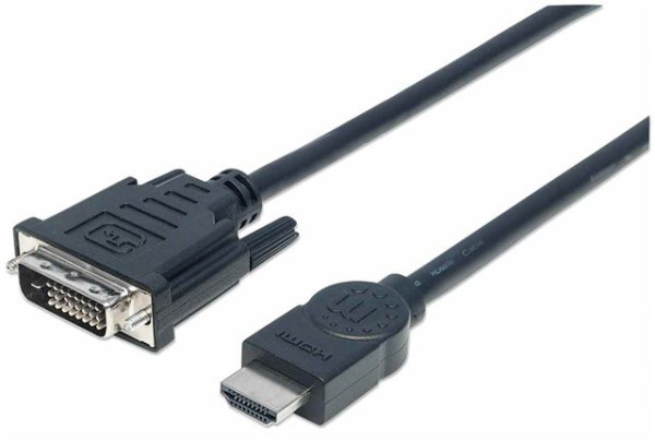 KABL HDMI na DVI-D, MM, 3m, Manhattan 372510