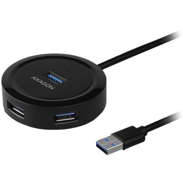 USB HUB 4xUSB3.2Gen1, Round, HUE-P1A, AXA