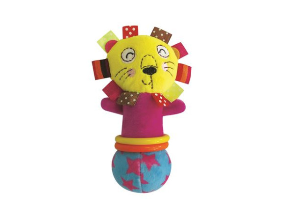 Igr. Zvečka ručna mekana lavić Lio