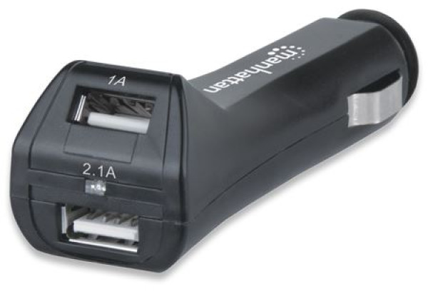 MH adapter auto punjač na USB Ženski-2 ulaza:1A2.1A
