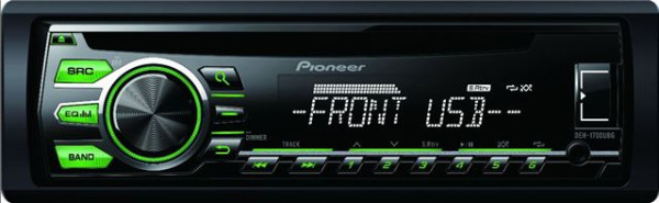 AUTO RADIO Pioneer DEH-1700UBG - radioCDUSBAUXMP3USB