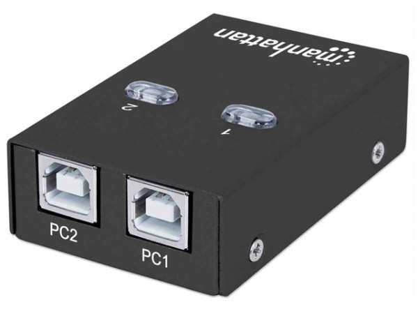 USB HUB USB 2.0--> USB 2.0, 1x2 Ports, Bus Powered, Manhattan 162005