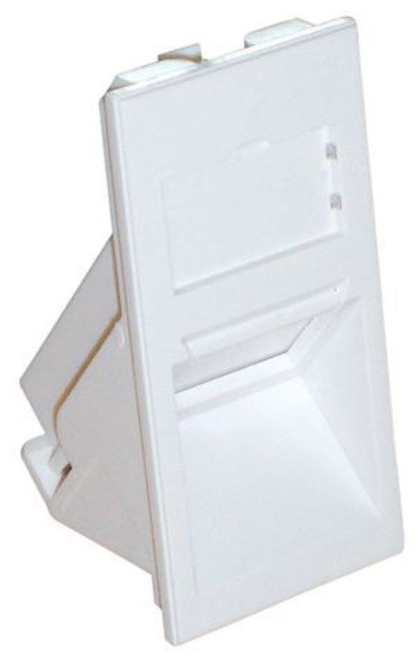 Excel shutter za modularnu utičnicu, beli