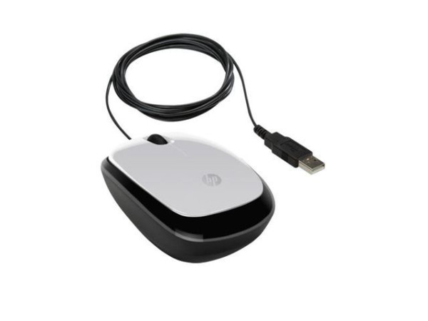 HP ACC Mouse X1200 Wired Pike Silver, 2HY55AA