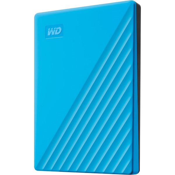 WD My Passport 2TB, USB3.2 Gen 1 (5Gbps), Sky Blue [External HDD] ( WDBYVG0020BBL-WESN ) 