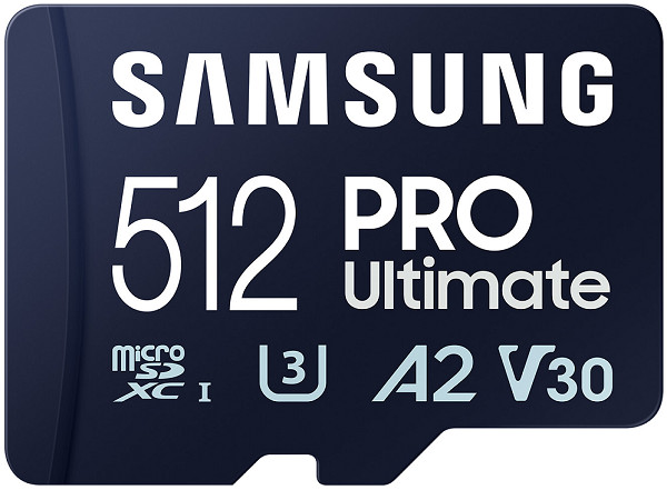 MicroSD 512GB, PRO Ultimate, SDXC, UHS-I U3 V30 A2, Read up to 200MB/s, Write up to 130 MB/s, for 4K and FullHD video recording, w ( MB-MY512SA/WW ) 