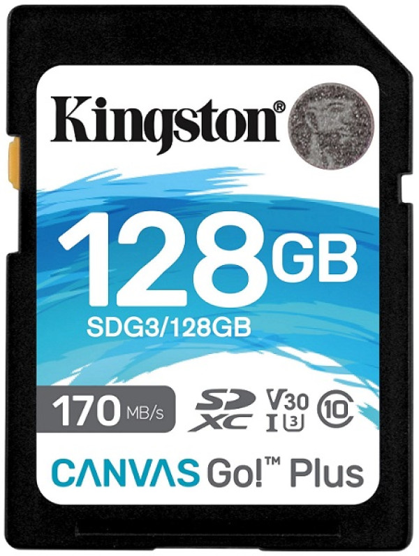 128GB SDXC, Canvas Go! UHS-1 U3 V30, up to 170MB/s read and 90MB/s write, 4K2K ( SDG3/128GB ) 