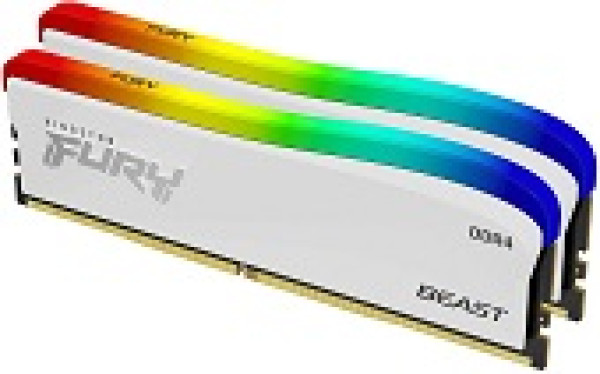 DDR4 16GB (2x8GB) 3600MHz [FURY BEAST RGB Special Edition], Non-ECC UDIMM, CL17 1.35V, 288-Pin 1Rx8, Memory kit, w/RGB H ( KF436C17BWAK2/16 ) 