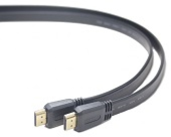 MONITOR Cable, High Speed HDMI 4K with Ethernet, HDMI/HDMI M/M, Gold Plated, Flat, 1.8m ( CC-HDMI4F-6 ) 