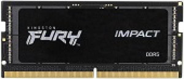 DDR5 32GB (2x16GB) SO-DIMM 4800MHz [FURY IMPACT], Non-ECC Unbuffered, CL38 1.1V, 262-pin 1Rx8, Memory Kit ( KF548S38IBK2-32 ) 