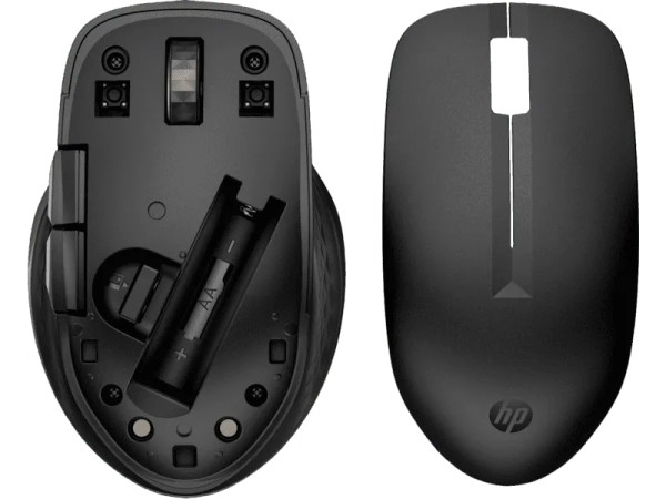 HP 435 Multi-Device Wireless Mouse, USB dongle, Jack black ( 3B4Q5AA ) 