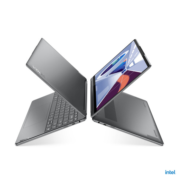 Yoga 9 14IRP8 (Storm Grey, Aluminium) 12-Core i7-1360P (4P+8E) 5.0GHz/18MB 16GB DDR5 1TB-NVMe 14.0'' 4K (3840x2400) OLED 400n Touch-Glossy HDR500 DolbyVision ToF-1080p Iris-Xe WiFi AX BT5.1 Pen USB-C 3-in-1 Backlite FPR 75Wh 1.4kg Win11Pro+Sleeve ( 83B1003VYA ) 