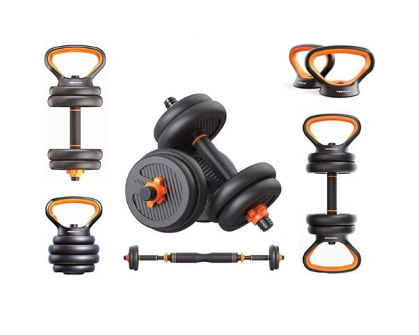 XIAOMI Fed set tegova od 20kg crni (tegovi+sipka+drske za sklekove) FED 130220