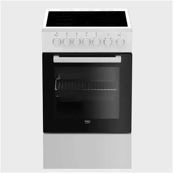 Električni šporet Beko FSE57110GW širina 50cmkeramička pločaventilatorska rerna