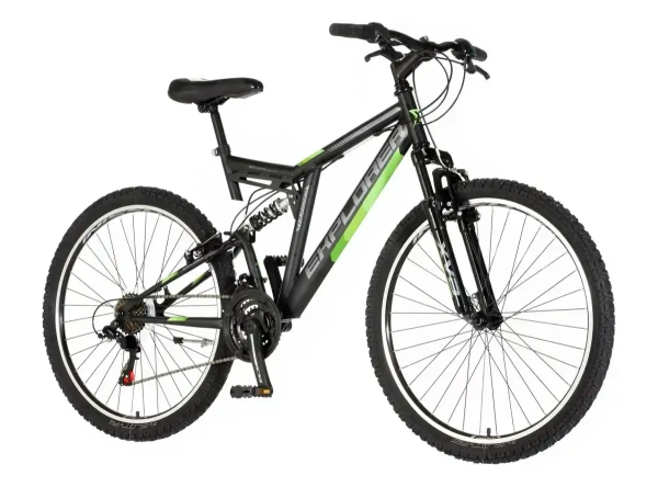 Bicikla Thunder Full supension Tan 260amcrno sivaram 19Točak 26brzine 21kočnica V brake