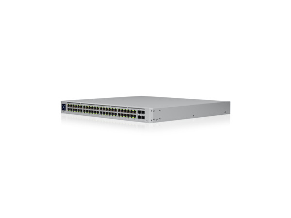 48-port, Layer 3 switch supporting 10G SFP+ connections with fanless cooling' ( 'USW-PRO-48-EU' ) 