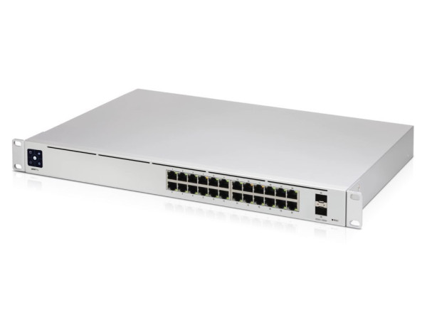 24-port, Layer 3 switch supporting 10G SFP+ connections with fanless cooling' ( 'USW-PRO-24-EU' ) 