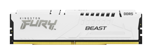 DDR5 64GB (2x32GB) 5200MHz CL40 DIMM [FURY Beast] White XMP ( KF552C40BWK2-64 ) 