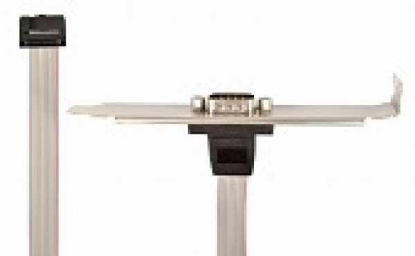 Serial Port DB9  Receptacle on Bracket (COM Port) ( CCDB9RECEPTACLE ) 