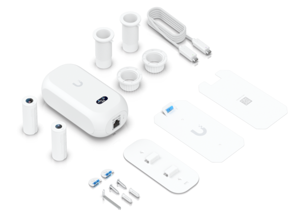 Low-profile 4K PoE camera with a wide-angle lens designed tosecure large public s' ( 'UVC-AI-THETA' ) 