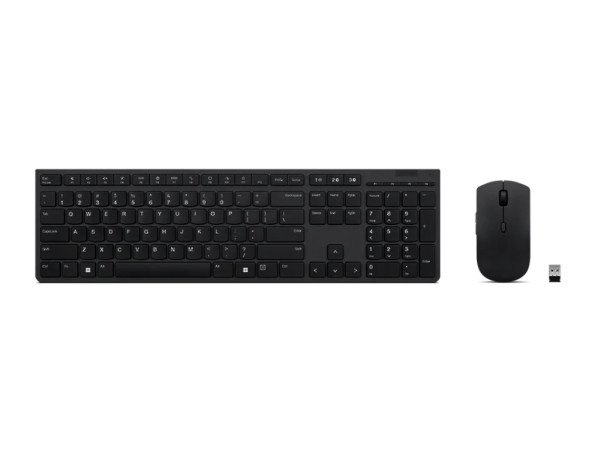 Lenovo Professional Wireless Rechargeable Combo Keyboard and Mouse-US Euro' ( '4X31K03968' ) 
