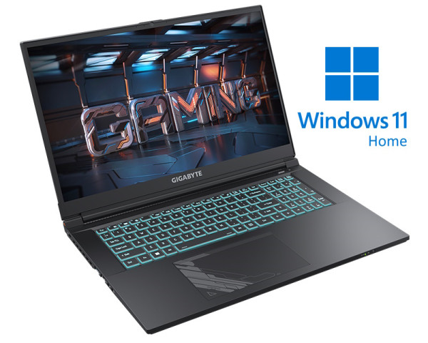 GIGABYTE G7 KF 17.3 inch FHD 144Hz i5-12500H 16GB 512GB SSD GeForce RTX 4060 8GB Backlit Win11Home gaming laptop