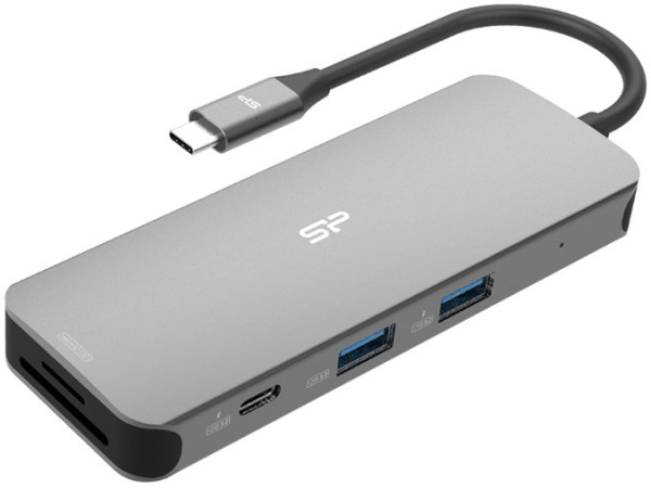 USB-C 8-in-1 Hub SR30, SD Card-reader, MicroSD Card Reader, 1x HDMI 4K, Gigabit LAN, 2x USB3.2 Gen.1 (up to 5Gbps), 2x U ( SPU3C08DOCSR300G ) 
