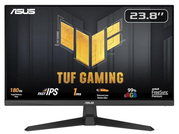 Monitor ASUS TUF VG249Q3A 23.8''IPS1920x1080180Hz1ms GtGHDMIx2,DPfreesyncVESAzvučnicicrna' ( '90LM09B0-B01170' ) 
