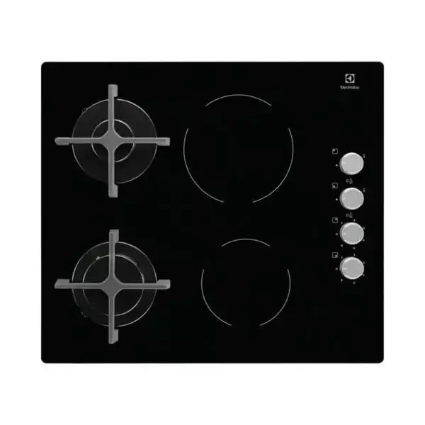 Ugradna ploča Electrolux  EGE6172NOK BI   širina 60cmmehaničke komandekombinovana keramička ploča