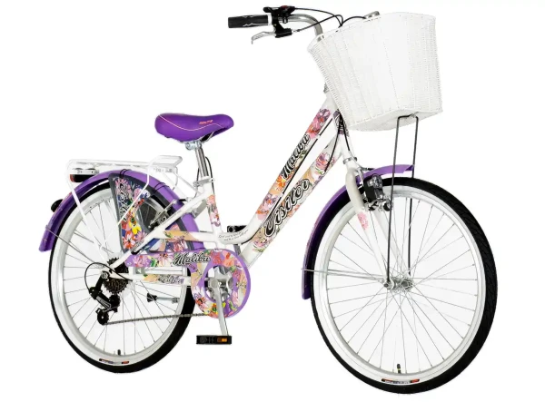 Bicikla Visitor Malibu Fashion Fas 247 s6ljubičastaRam 13Točak 24Brzina 6V brake