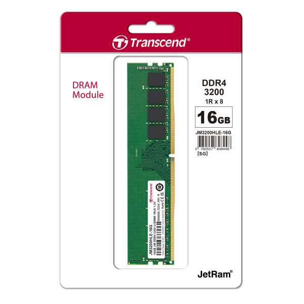 DDR4 16GB JM 3200Mhz U-DIMM 1Rx8 2Gx8 CL22 1.2V ( JM3200HLE-16G ) 